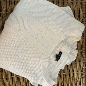 🐇 Tommy Hilfiger Chunky White Cable Knit Sweater